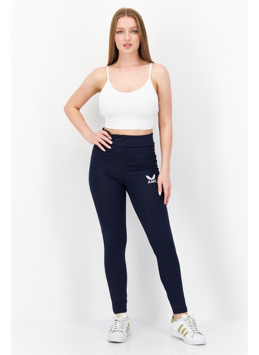 CASTORE - Women Sportswear Fit Training Leggings, Navy - Image 1