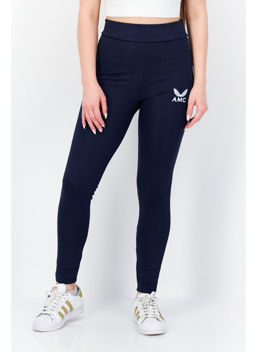 CASTORE - Women Sportswear Fit Training Leggings, Navy - Image 1