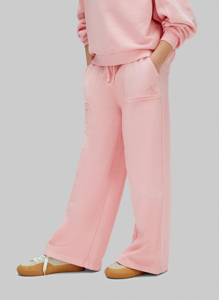 Calvin Klein Jeans Pigment Dyed Wide Leg Trousers - Image 1