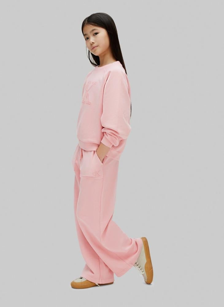 Calvin Klein Jeans Pigment Dyed Wide Leg Trousers - Image 3