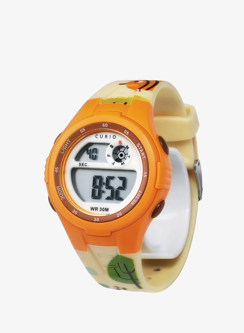 Curio Kids's Plastic Digital Watch CU-2117LK-11 - 38 mm