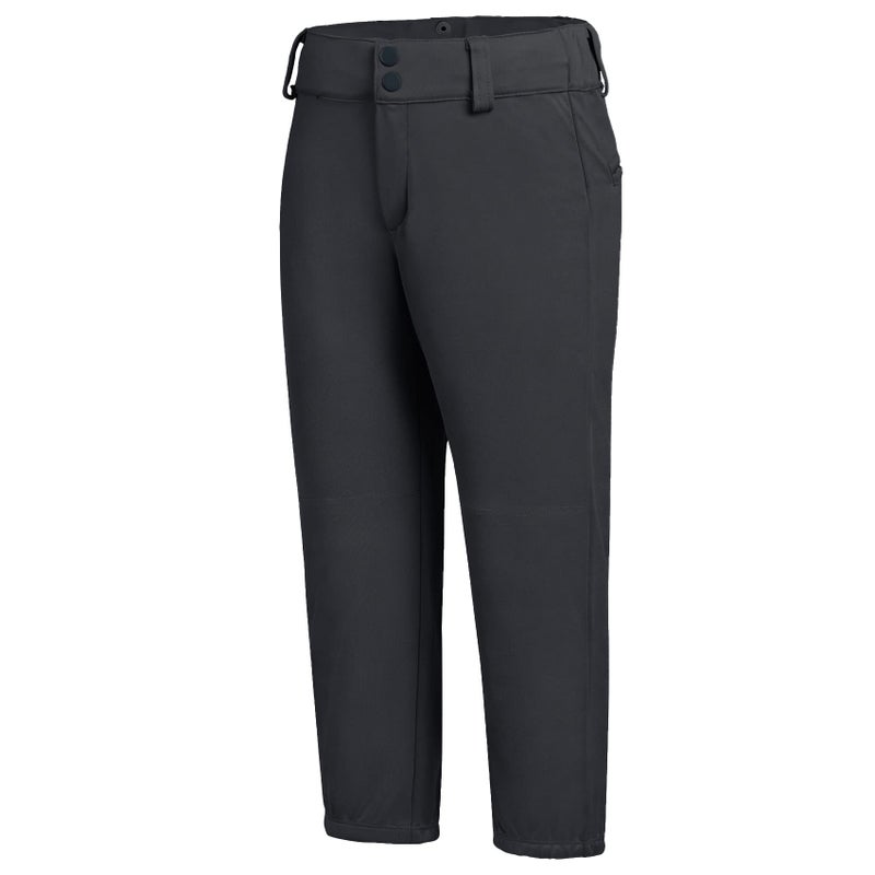 QBK 2T-13Years Girls' Softball Pants Kids' Youth Boys' Baseball Practice Pant Toddler tee Ball Pantsï¼ˆBlackï¼Œ6Tï¼‰ - Image 5