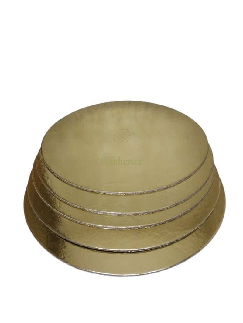 Baekence Baekence 10 inch Cake base Round Card Board 25 pcs Cardboard Round Cake Circle Base 10 inches Diameter Pack of 25 pcs - Image 1