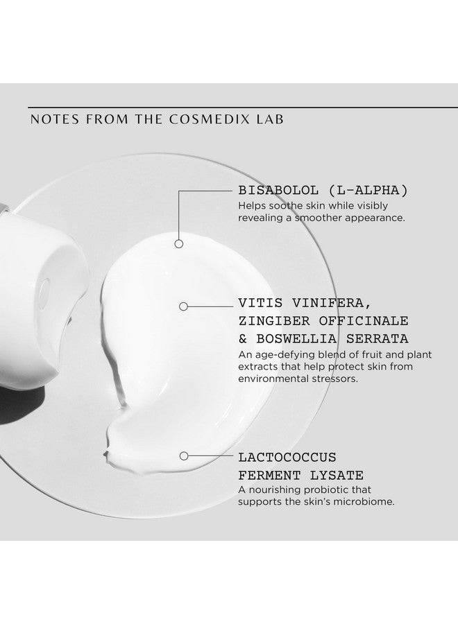 كوزميديكس يعمل مرطب الوجه المرطب المتناغم Microbiomeboosting على استعادة التوازن ويهدئ البشرة الجافة ومضاد للشيخوخة للعناية بالبشرة من البريبايوتيك، لوشن لطيف وخفيف للوجه رائع لجميع أنواع البشرة - Image 2
