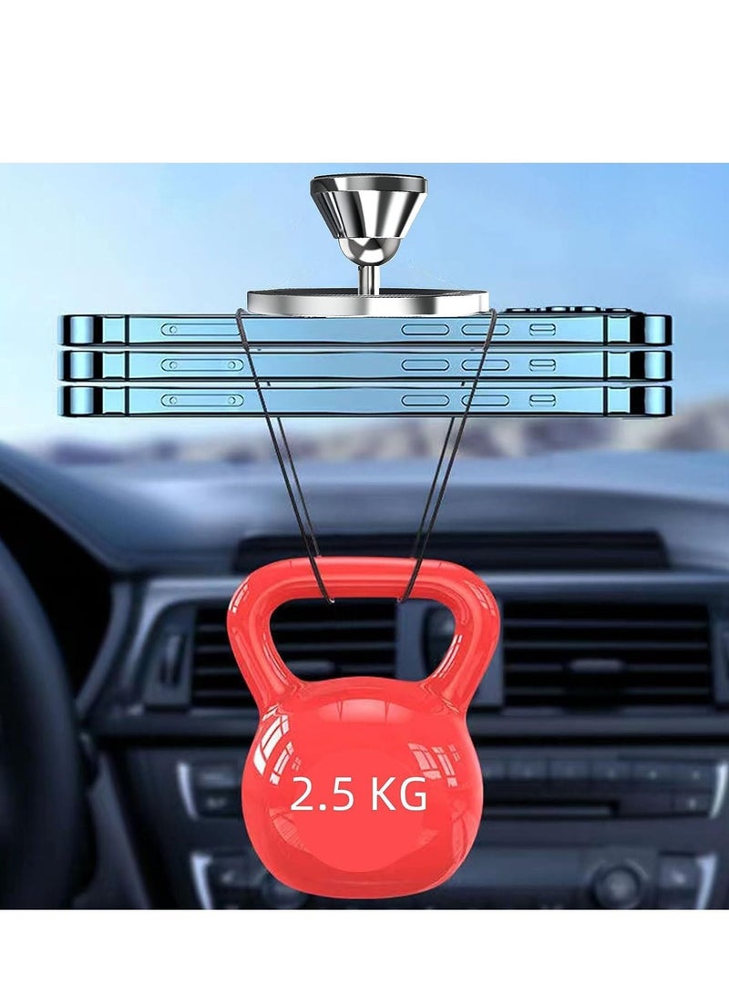 SYOSI Magnetic Phone Holder for Car, [ Super Strong Magnet ] 360° Rotation Universal Dashboard Car Mount Compatible with All Smartphones (Silver) - Image 3