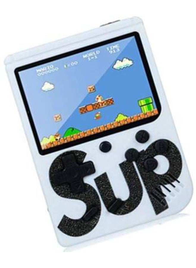 SUP 400 In 1 Game Box Console Classic Games Hand Held Gamepad Color Screen Mario Super Mario DR Mario Contra Games - WHITE - Image 1