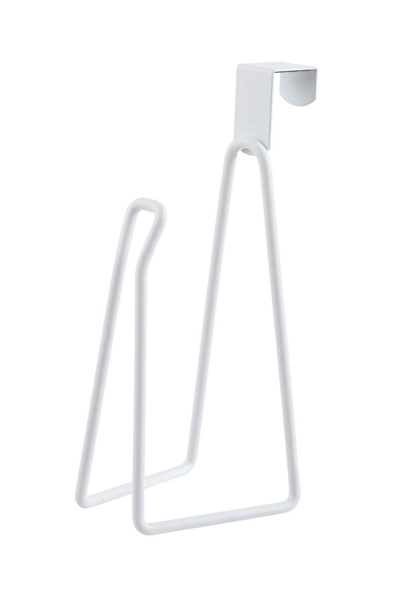 INIUNIK Toilet Paper Holder Stand  Over The Tank Toilet Tissue Roll Holder Dispenser Reserve for Bathroom Storage and Organization - White - Image 4