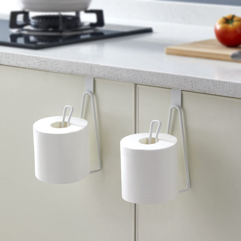 INIUNIK Toilet Paper Holder Stand  Over The Tank Toilet Tissue Roll Holder Dispenser Reserve for Bathroom Storage and Organization - White - Image 3