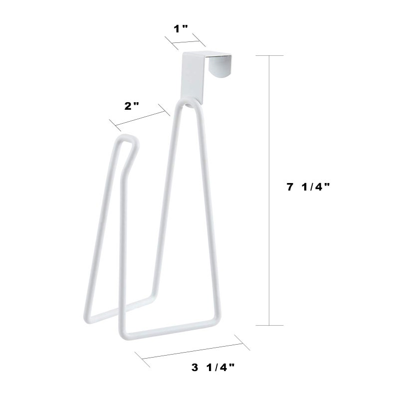 INIUNIK Toilet Paper Holder Stand  Over The Tank Toilet Tissue Roll Holder Dispenser Reserve for Bathroom Storage and Organization - White - Image 5