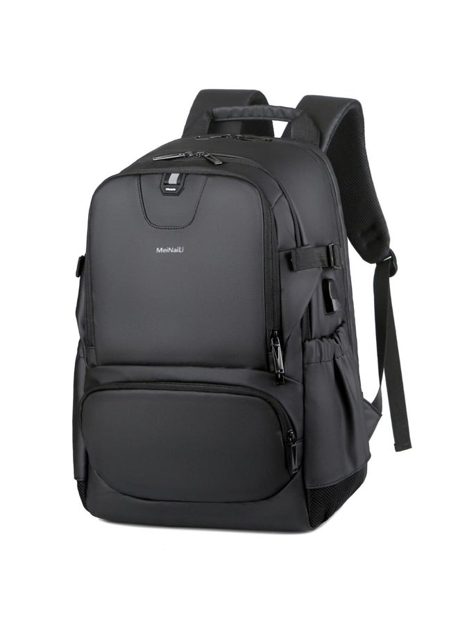 Meinaili Fashion Outdoor Sports Men's Backpack Large Capacity Travel 15.6 Inch Laptop Bag - Image 2