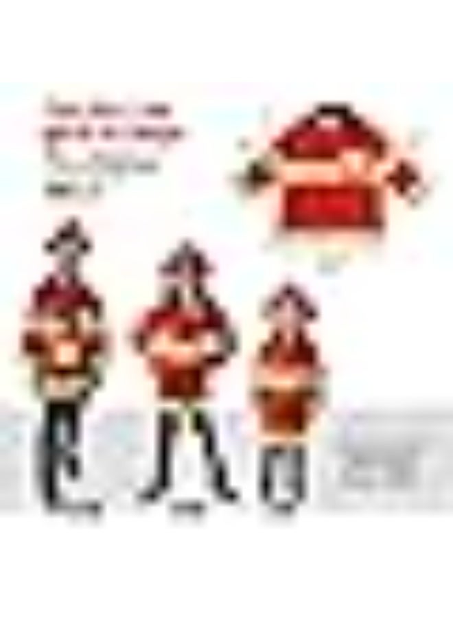 Born Toys (8 PC Premium Washable Fireman Costume and Firefighter Accessories with Real Water Shooting Extinguisher Great for Halloween - Image 4