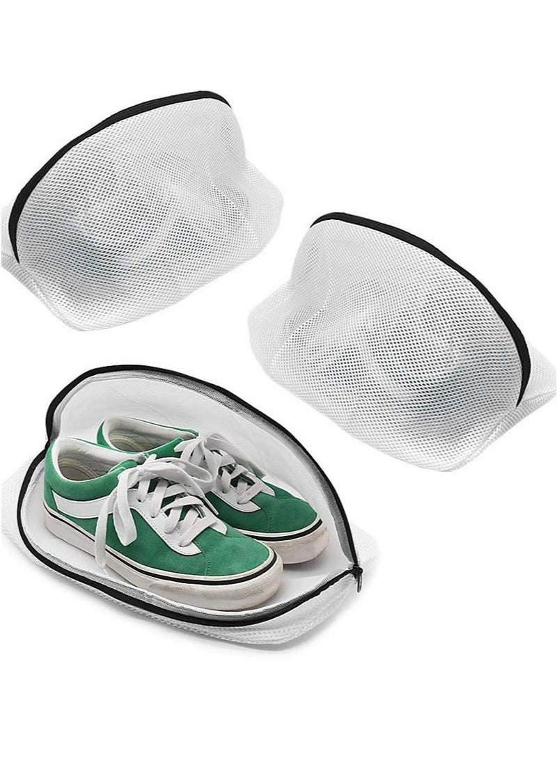 MIXDE Shoe Washing Bag a Set of 3 Reusable Mesh Shoe Washing Bags Suitable for Sports Shoes Running Shoes Suitable for Men - Image 1