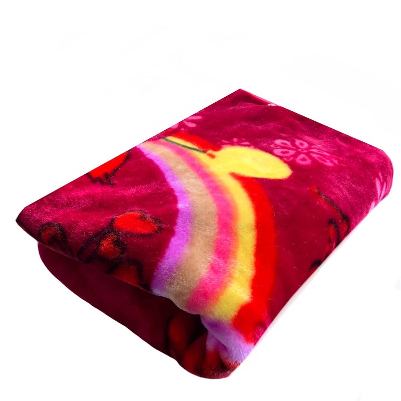 PWI New Born Baby's Swaddle Multipurpose Baby Hooded Wrapper|Blanket Cum Wrapper|Swaddle for Babies 85x110cm (Magenta) - Image 2