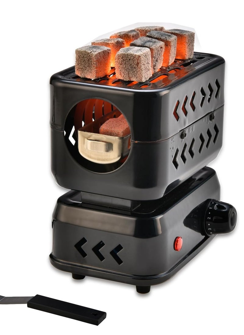 Multifunctional Electric Charcoal Starter with Removable Handle, Suitable for Igniting Charcoal, Preparing Coffee and Tea, and Heating Food