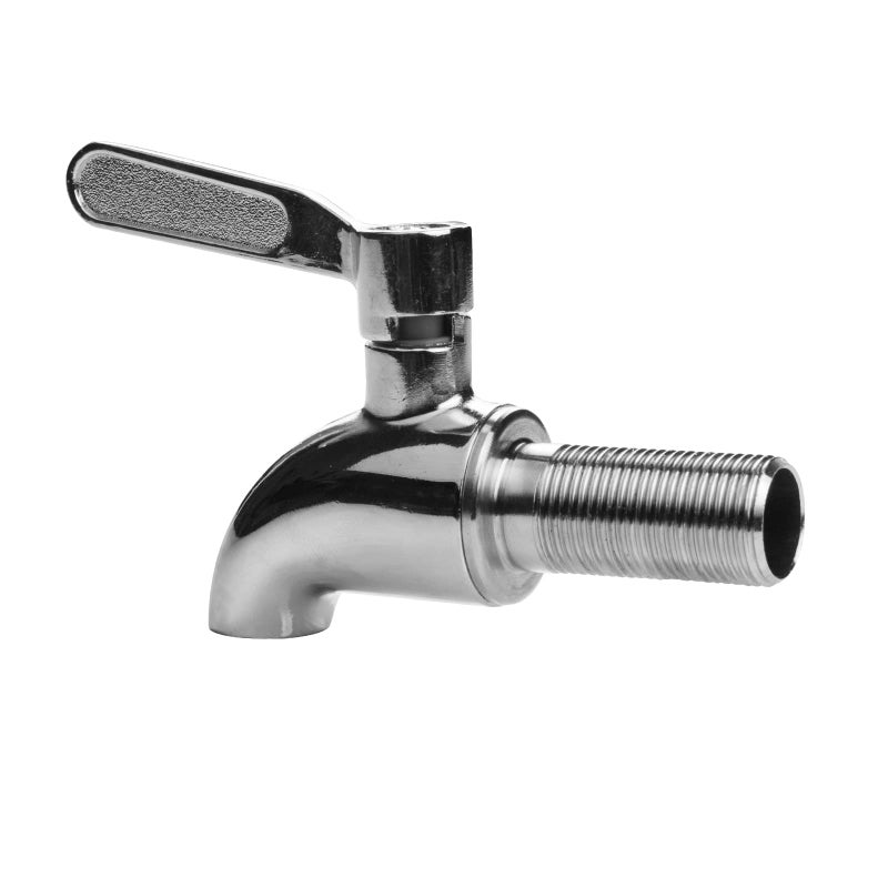 PUSCRIENO Replacement Spigot for Beverage Dispenser, Stainless Steel Spigot for Drink Dispenser, â€‹Water Dispenser Spigot, Food Grade, with Anti-Clogging Cap - Image 2