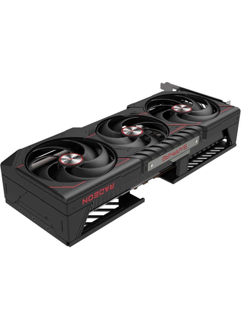 Sapphire Pulse AMD Radeon™ RX 9070 XT 16GB GDDR6 Graphics Card - PCIe 5.0, 2970 MHz Boost Clock, 64 Compute Units, 64MB Infinity Cache, 4K/8K Resolution Support, Tri-X Cooling, AV1 Encode/Decode, FreeSync, HDMI 2.1, DisplayPort 2.1, 304W Power Consumption - Image 2