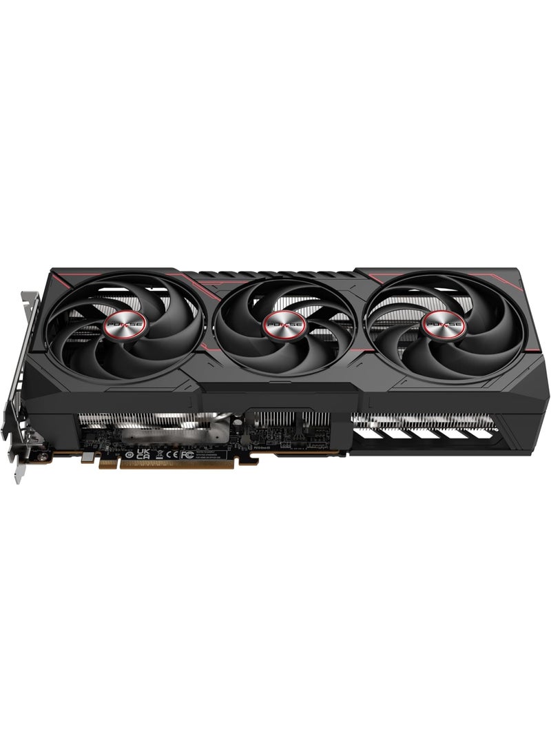 Sapphire Pulse AMD Radeon™ RX 9070 XT 16GB GDDR6 Graphics Card - PCIe 5.0, 2970 MHz Boost Clock, 64 Compute Units, 64MB Infinity Cache, 4K/8K Resolution Support, Tri-X Cooling, AV1 Encode/Decode, FreeSync, HDMI 2.1, DisplayPort 2.1, 304W Power Consumption - Image 3