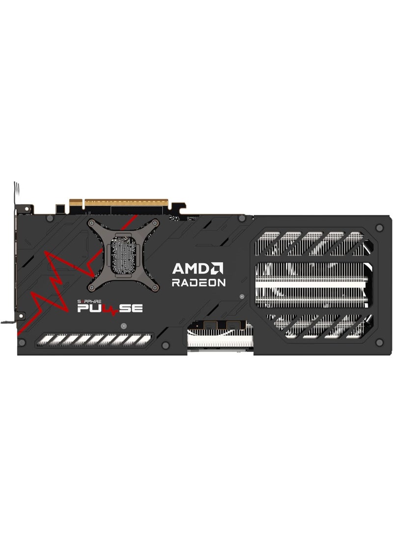 Sapphire Pulse AMD Radeon™ RX 9070 XT 16GB GDDR6 Graphics Card - PCIe 5.0, 2970 MHz Boost Clock, 64 Compute Units, 64MB Infinity Cache, 4K/8K Resolution Support, Tri-X Cooling, AV1 Encode/Decode, FreeSync, HDMI 2.1, DisplayPort 2.1, 304W Power Consumption - Image 4