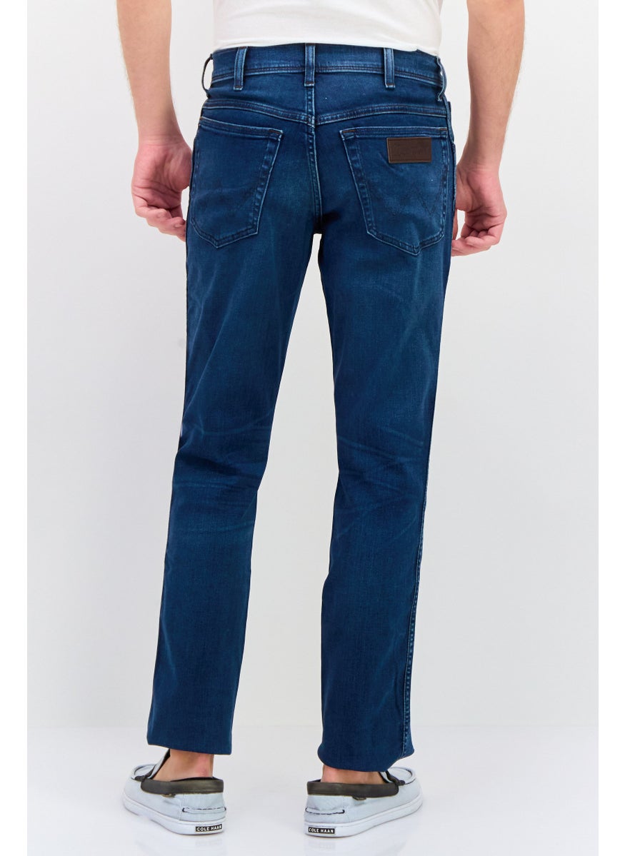 Wrangler - Men Slim Fit Washed Stretchable Jeans, Dark Wash - Image 1