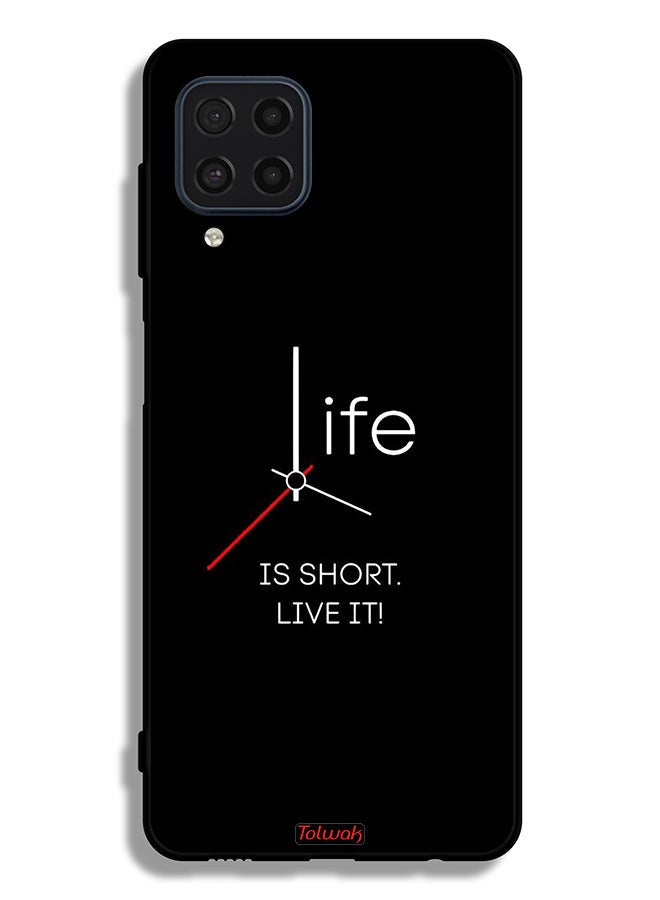 Tolwak غطاء حماية لجهاز سامسونج جالاكسي M22 - الحياة قصيرة عيشها - Image 2