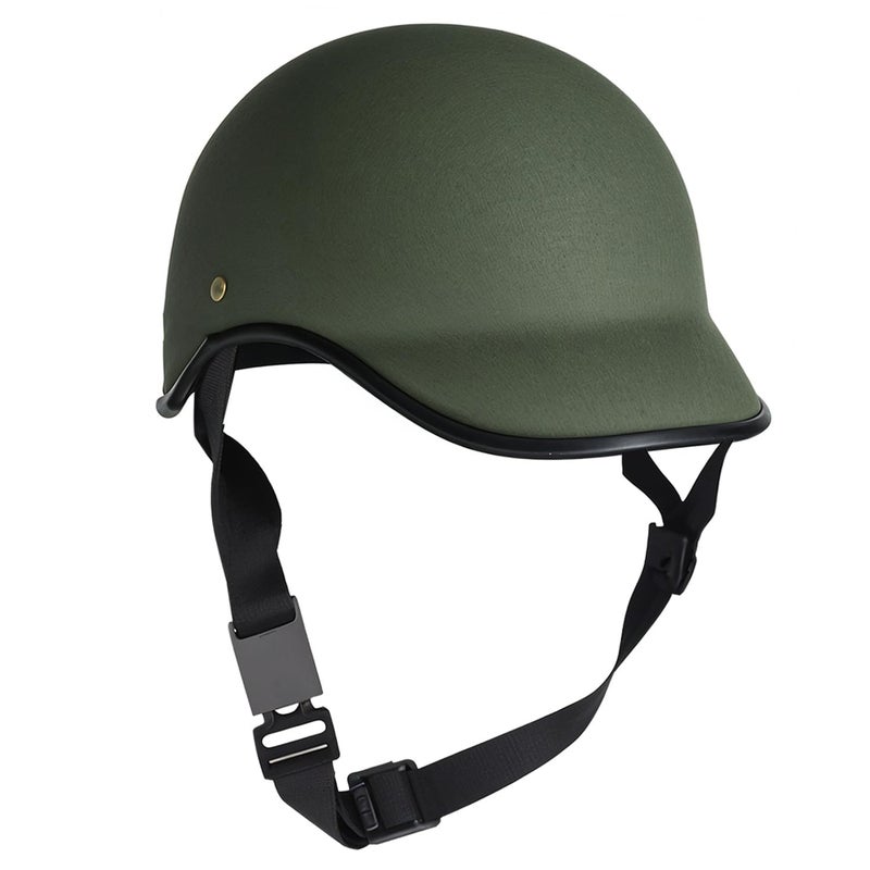 VISORUP All Purpose Open Face Cap with Adjustable Strap – Lightweight Half Cap Helmet for Bike, Scooter, Cycling & Daily Commute – Unisex Helmet for Men & Women - Image 3