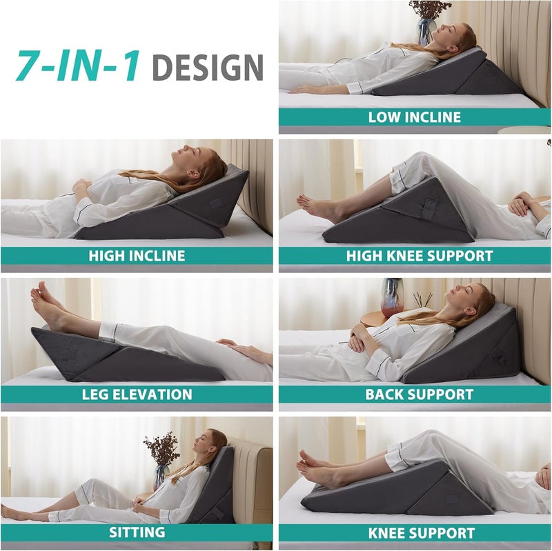 Bedluxe Adjustable Wedge Pillow Set - Image 2