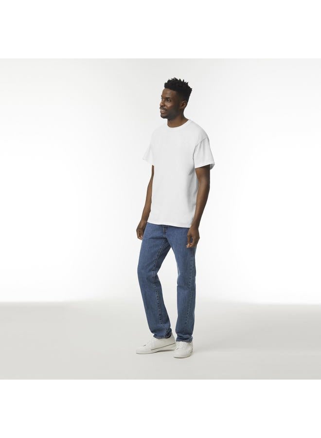 Gildan Men Heavy Cotton T-Shirt, Style G5000, 10-Pack, White (10-Pack), XL - Image 3
