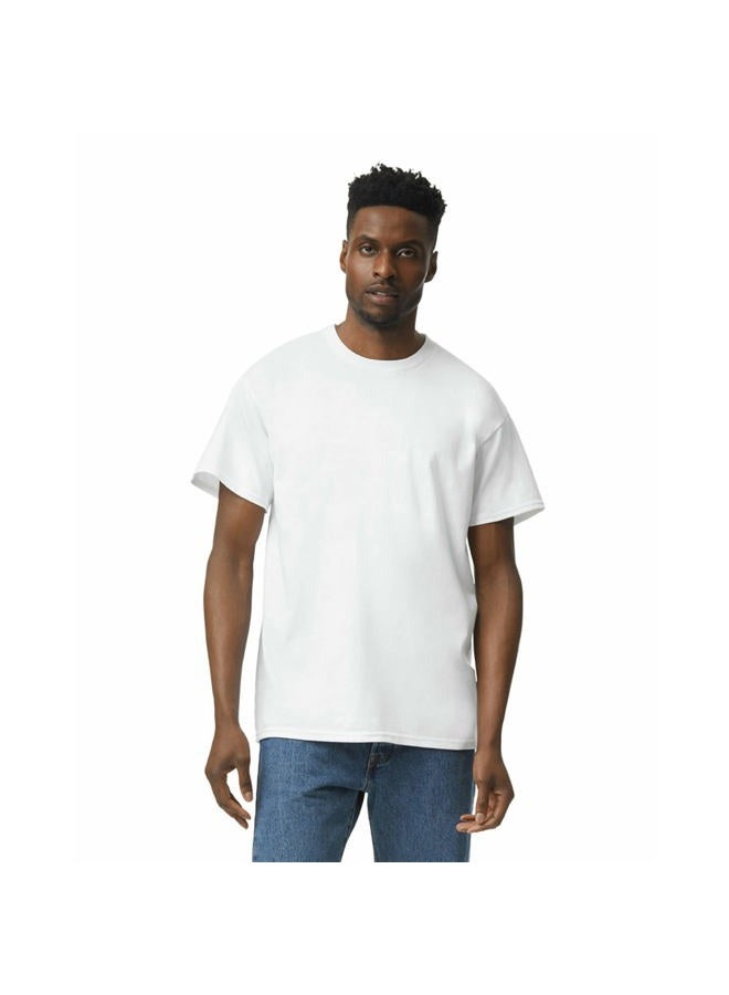 Gildan Men Heavy Cotton T-Shirt, Style G5000, 10-Pack, White (10-Pack), XL - Image 2