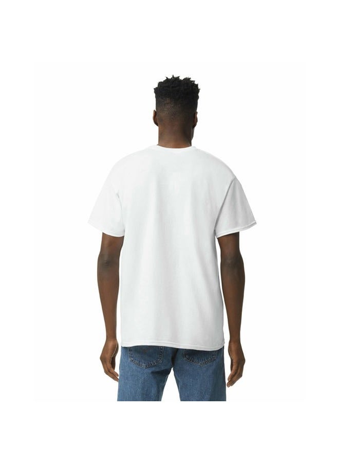 Gildan Men Heavy Cotton T-Shirt, Style G5000, 10-Pack, White (10-Pack), XL - Image 4