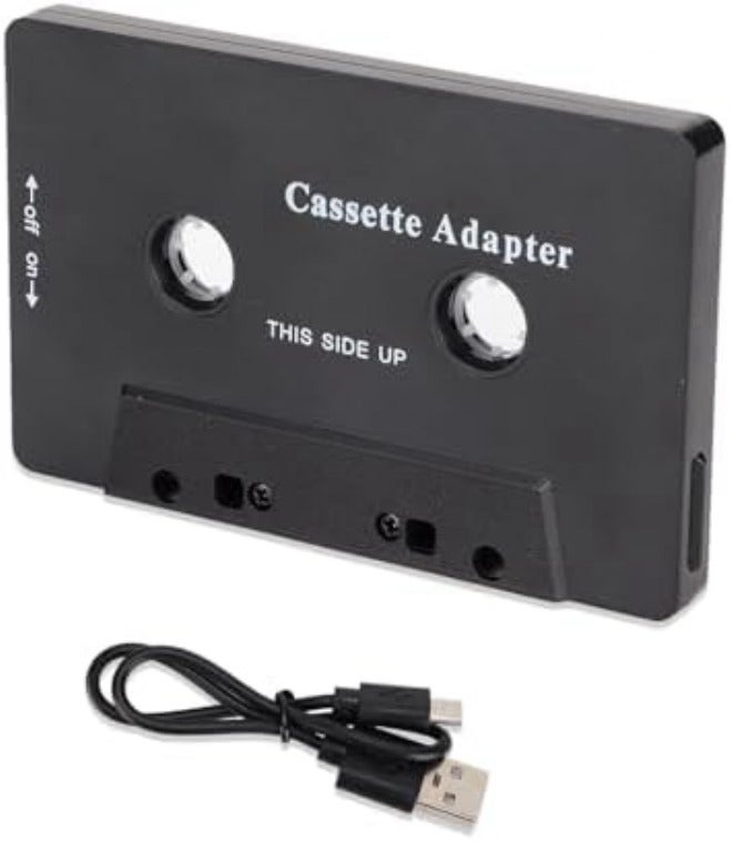 LICAEVEY Car Audio Bluetooth Wireless Cassette Receiver, Noise Reduction Stereo High Fidelity Tape Aux Receiver, Ideal for Home or Car Speaker System(Black) - Image 1