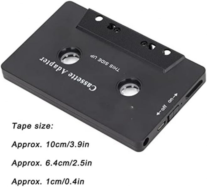 LICAEVEY Car Audio Bluetooth Wireless Cassette Receiver, Noise Reduction Stereo High Fidelity Tape Aux Receiver, Ideal for Home or Car Speaker System(Black) - Image 3