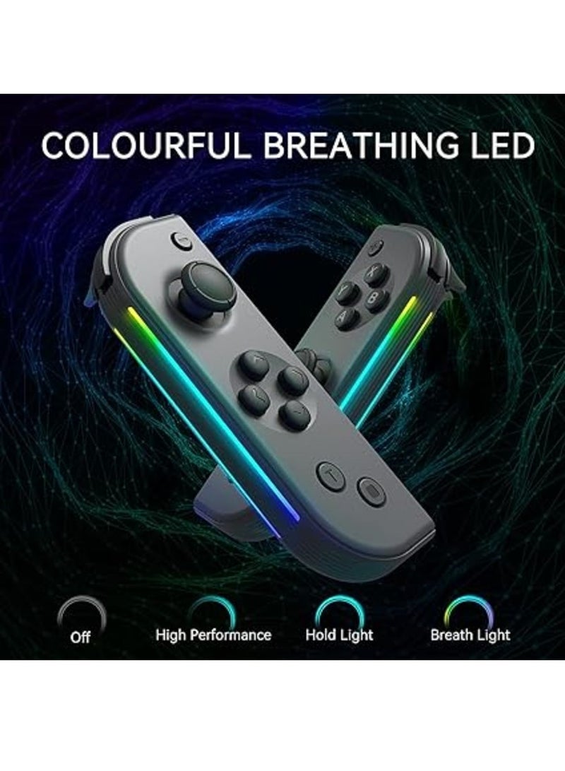 Joy Pad Switch Controller Lateral Luminescence Joy Cons L/R Compatible for Switch Nintend Joycon with Wake-up/Screenshot - Image 4