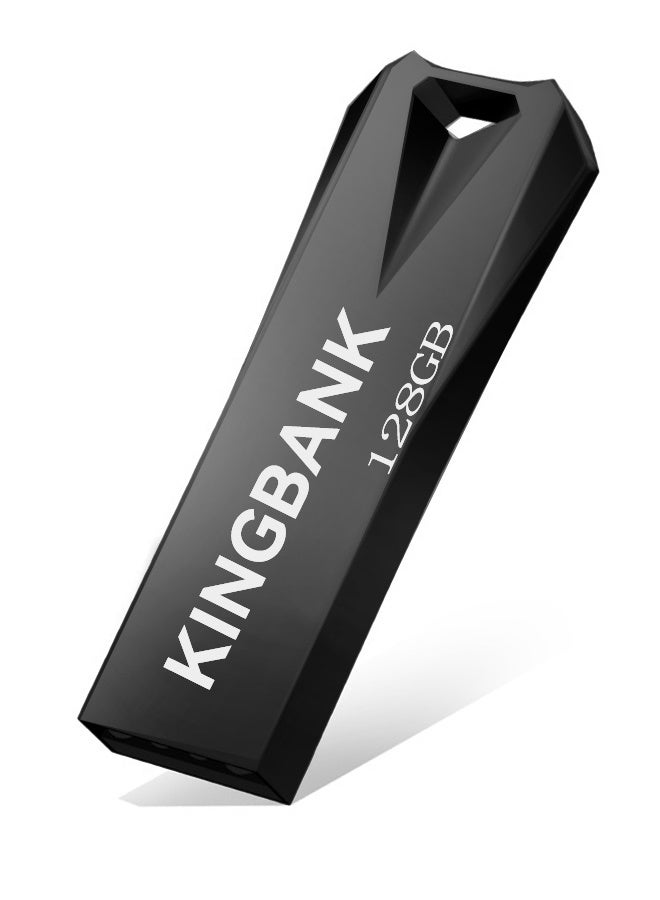 128G USB3.0 Flash Drive, High-Speed Storage, 40MBps Read, 30MBps Write, Compatible with Audio, Computers, TVs, Laptops, Game Consoles, Cars (128GB, Black Gray)