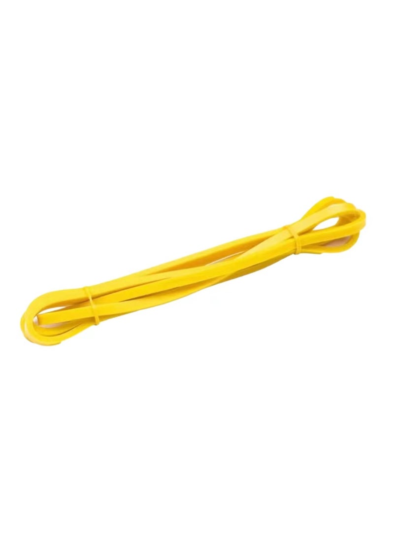 Generic Fitness TPE Resistance Band Thick Squat Loop Yellow 4.5*6.4mm 