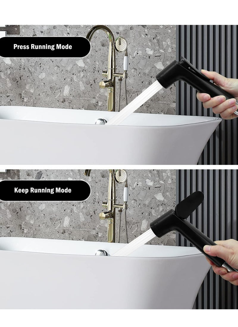 Jomoo - Bidet Shattaf Set, Adjustable Bidet Sprayer for Toilet with 47Inch Anti-Leaking Bidet Hose, Bidet Spray with Wall Base and Shattaf Hose Kit - Image 1