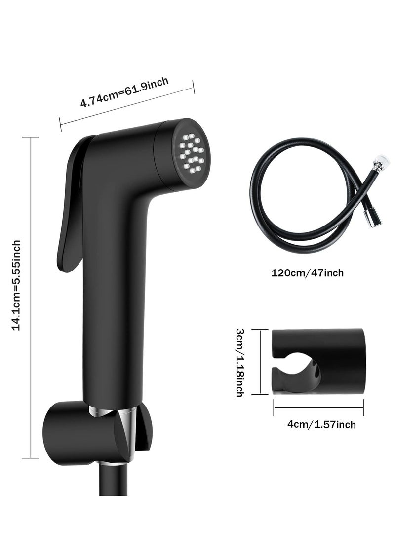 Jomoo - Bidet Shattaf Set, Adjustable Bidet Sprayer for Toilet with 47Inch Anti-Leaking Bidet Hose, Bidet Spray with Wall Base and Shattaf Hose Kit - Image 1