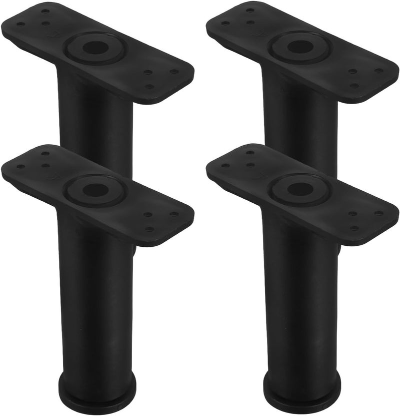 Adjustable Bed Support Legs 4pcs 13-22cm Heavy Duty Furniture Bed Frame Support Legs with Screws and Eva Pads for Sofa Dresser Repair - Image 1