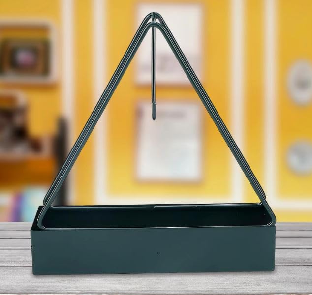 Qwid Triangluar Design Mosquito Coil Holder Incense Burner with Hanging Model Pack of 1
