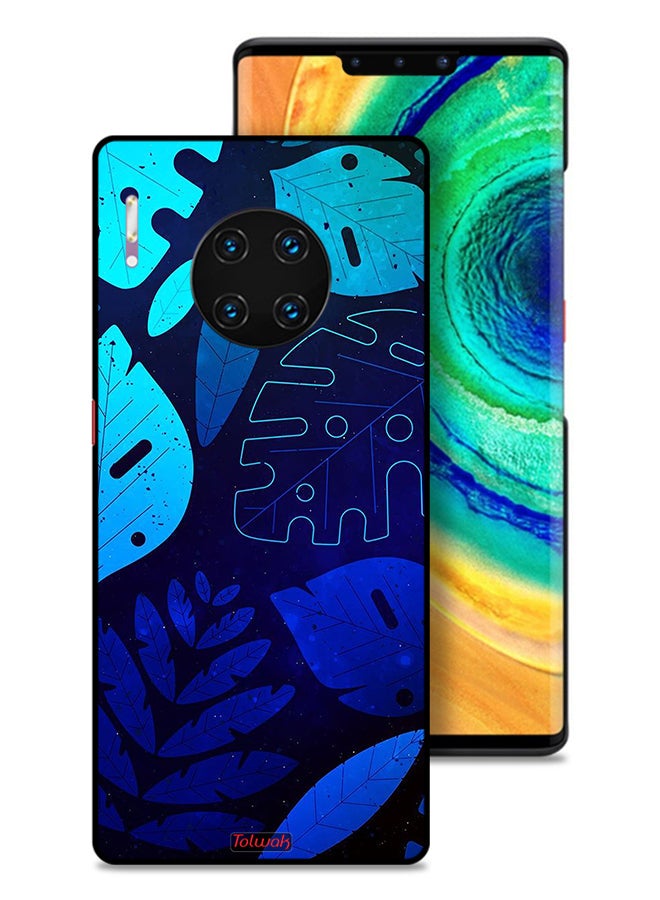 Tolwak Huawei Mate 30 Pro 4G Protective Case Cover Leaves Pattern  - Image 1