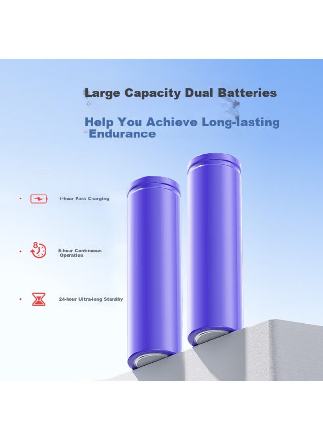 Patriots Deluxe Dual-electric Version Large Speaker Amplifier Handheld Megaphone Recorder Speaker Outdoor Promotion Stall Rechargeable Card Insert U Disk Loudspeaker Portable High-pitched - Image 4
