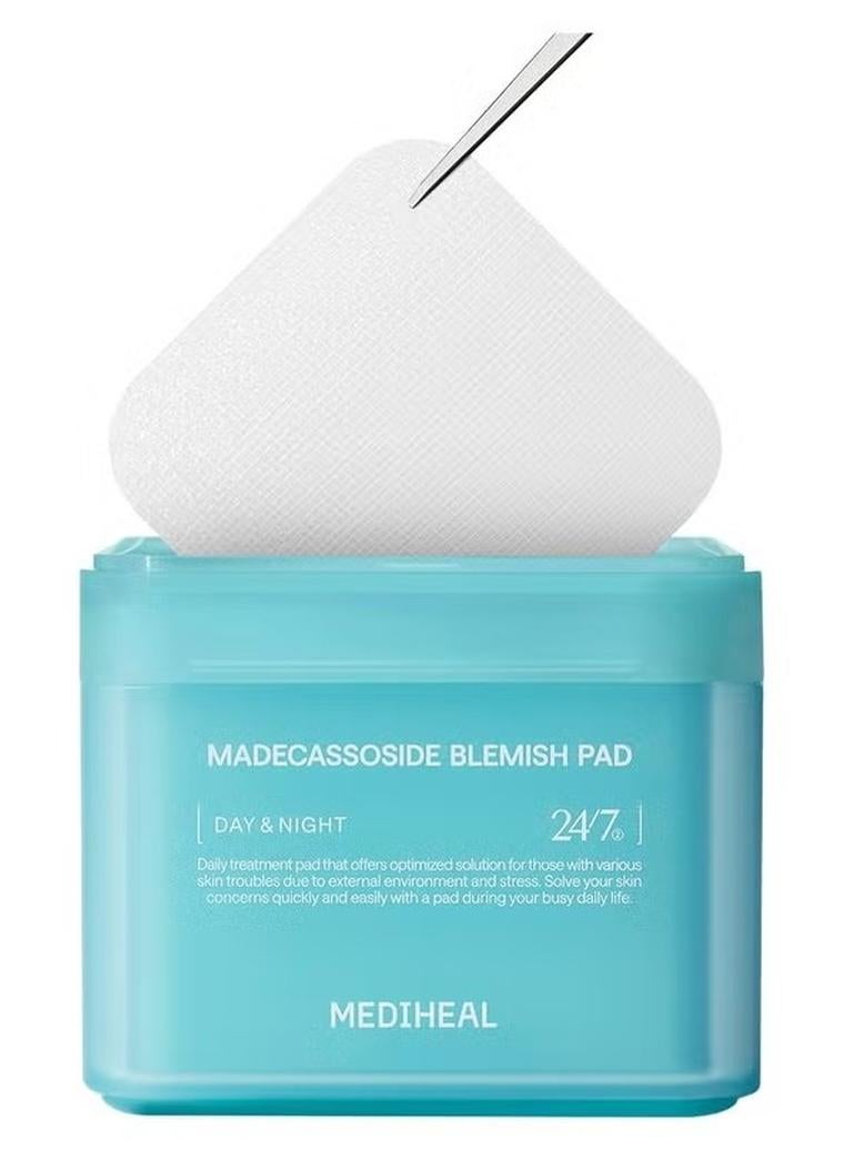 MEDIHEAL Madecassoside Cotton Facial Pads - Toner Pads with Centella Asiatica to Improve Uneven Skin Tone - Vegan Face Gauze Pads, 100 Pads - Image 1