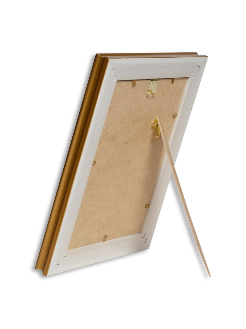 Victor VictoR 5x7 Picture Frame Rubens Brown Gold - Picture Frames 5x7 - with Shutterproof Acrylic Glass - Antique Frames - Brown Frame 5 by 7  - Image 3