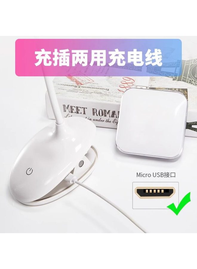 Suitable For Midea Desk Lamp Charging Cable, Flat Head, Android Type-c Data Cable, Opple Clip Led Bedside Lamp Usb Power - Image 3