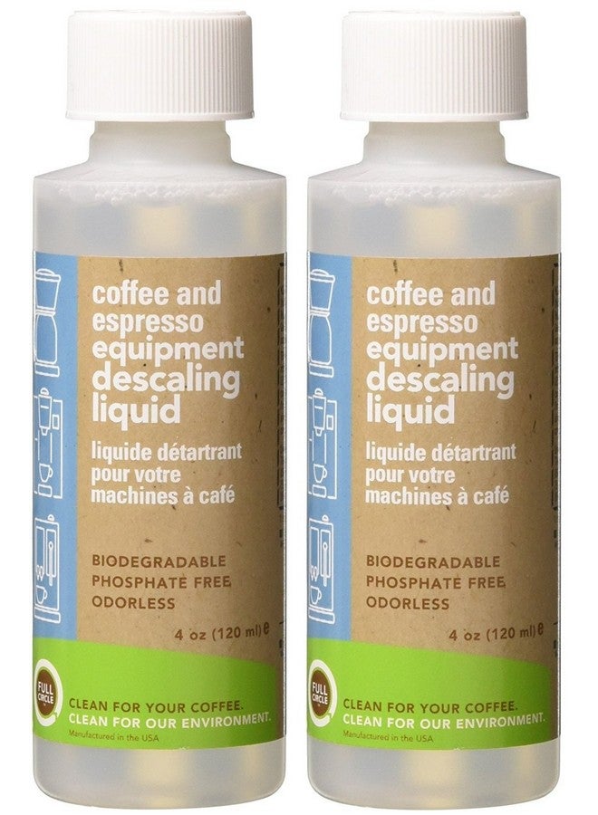 محلول إزالة الترسبات أورنيكس بيكاف إسبريسو 4 أونصات (زجاجتان فرديتان) آمن للاستخدام مع كوريغ، ديلونجي، نسبريسو، نينجا، هاملتون بيتش، مستر كوفي، براون، 4 أونصات (عبوة من 2) 