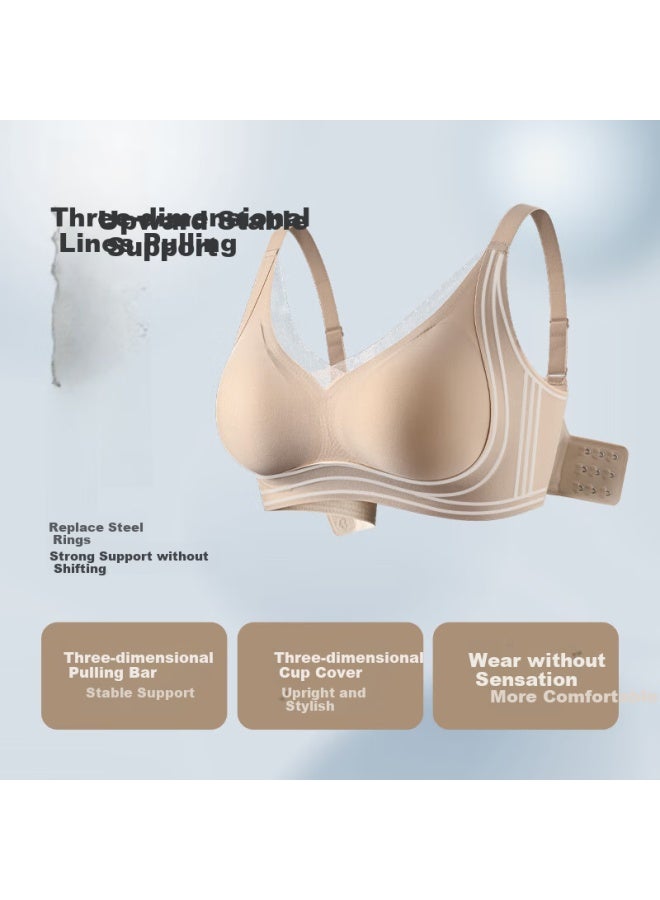 Fentengcare 7a Antibacterial Liquid Foundation Women's Summer Thin Breathable Wire-free Bra Small Chest Enhancing Bra Invisible Yr - Image 3