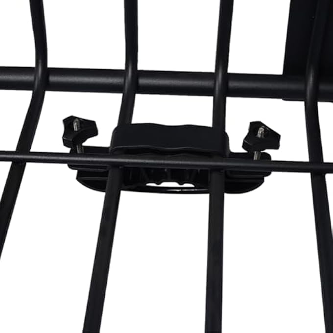 rayihni 38.5 x 43 Inch Universal Roof Rack Cargo Carrier Basket Rooftop Luggage Holder Carrier Basket for Camping Traveling 42 inches - Image 3