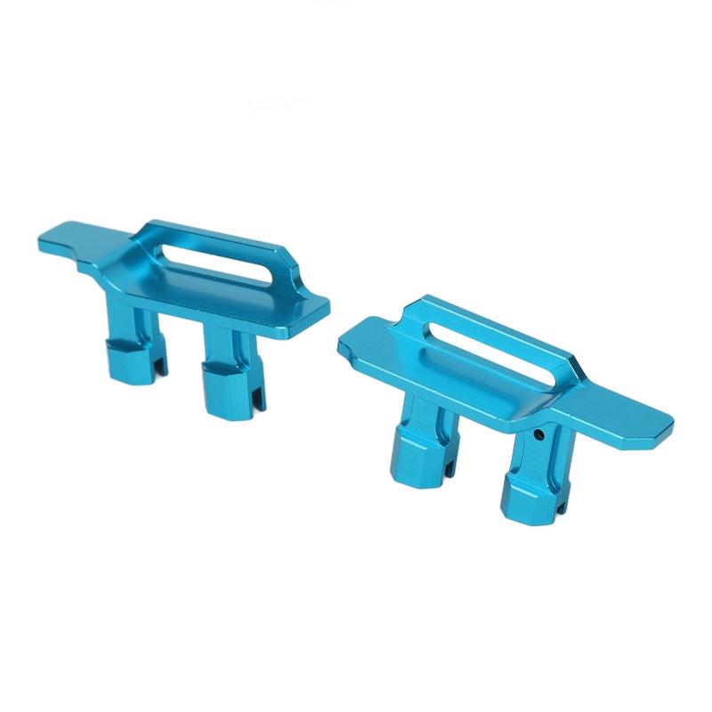 Metal Aluminum Alloy 3S 4S Tall Battery Holder Mount Hold Down with Battery Strap for Traxxas Maxx 1/10 RC Car Upgrade Parts Blue - Image 2
