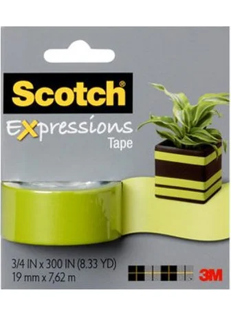 3M Scotch Colored Decorative Tape Green