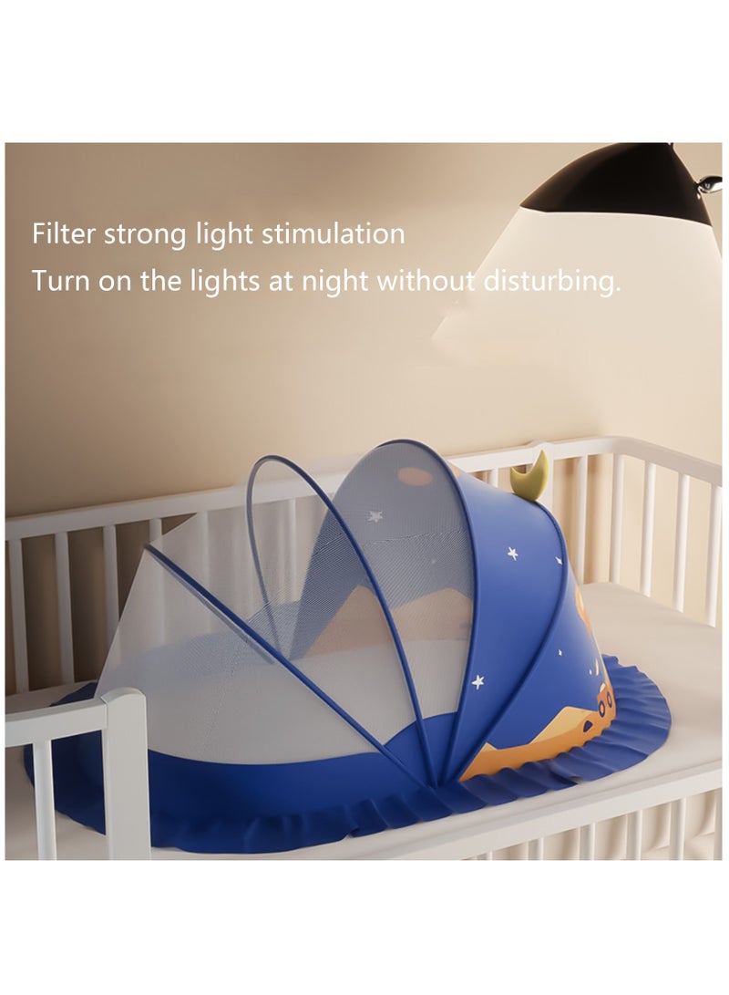 Arabest Cute Baby Mosquito Net,Foldable Universal Cot Baby Mosquito Shield,Essential Mosquito Net for Slumber Ideal Mosquiteros para Cunas de Bebes  - Image 4