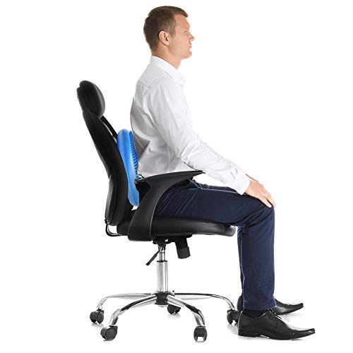 WIWAPLEX WIWAPLE Wiggle Seat, Inflatable Stability Balance Disc Wobble Cushion, Balance Disc Wiggle Seat, Flexible Seating Classroom with Free Air Pump Sensory Kids (Office & Home & School) (Blue) - Image 5